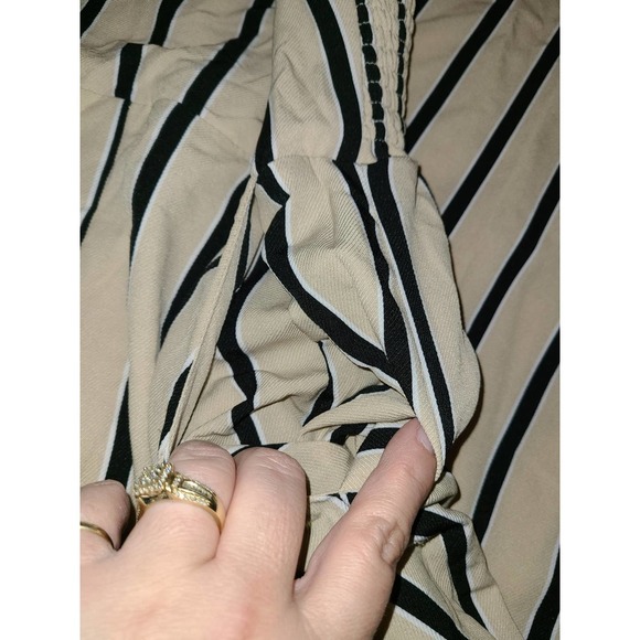 Khloe California Wide-Leg 1 pc outfit Women's 3XL Striped Ruched Waist (R) - Picture 4 of 9
